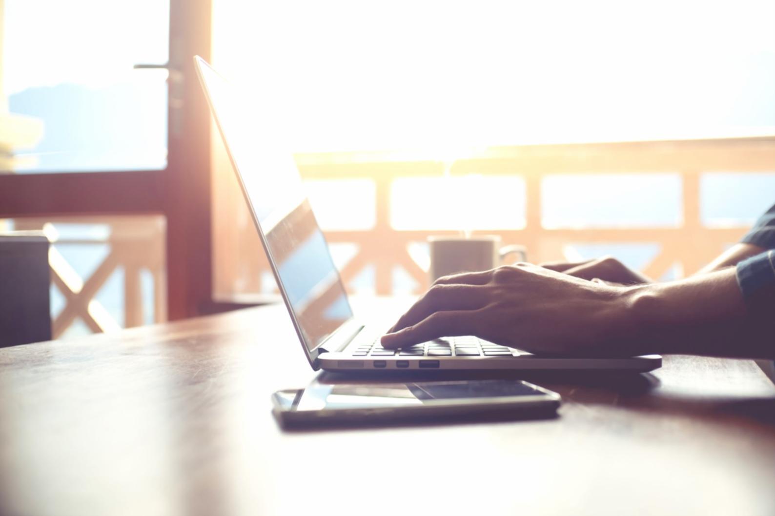 Financial planning workspace with investment documents and analysis tools